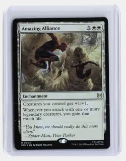 Amazing Alliance MTG Marvel's Spider-Man: Eternal-Legal #2 Rare,Foil Enchantment - Image 1