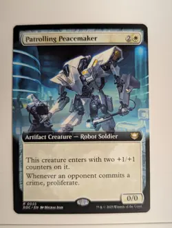 MTG - Patrolling Peacemaker - EOC - R - Extended Art - 25 - Image 1