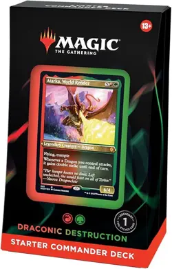 Magic the Gathering MTG Starter Commander Deck - Draconic Destruction Sealed New - Image 1