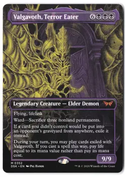Valgavoth, Terror Eater (Showcase) #352 Duskmourn: House of Horror NM - Image 1