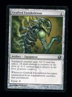 * * 1x Grafted Exoskeleton x1 * * Scars of Mirrodin MTG VLP Very Lightly Played - Image 1