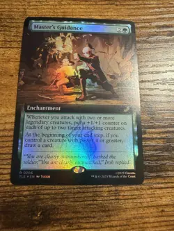 MTG Magic The Gathering Avatar Extended Art Rare FOIL Eternal Master's Guidance - Image 1