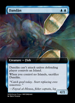Dan Dan / Forgetful Fish - MTG Magic Custom Alt 2 Player Deck - Ready to Play - Image 2