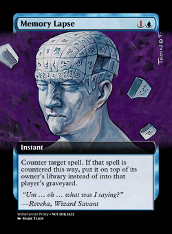 Dan Dan / Forgetful Fish - MTG Magic Custom Alt 2 Player Deck - Ready to Play - Image 3