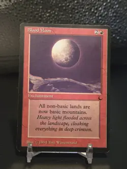Magic The Gathering: BLOOD MOON The Dark MTG RARE - Image 1