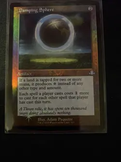 Damping Sphere (Retro Frame) 377 Foil U Dominaria Remastered - Image 1