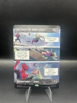 The Death Of Gwen Stacy Borderless Rare: Spider-Man MTG (NM) - Image 1