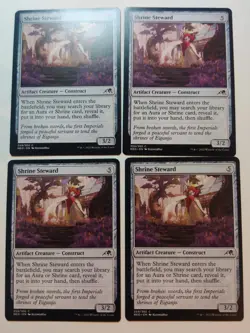 Shrine Steward x 4 Kamigawa: Neon Dynasty Playset - Image 1