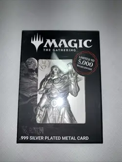 Magic the Gathering Limited Edition .999 Silver Plated Karn Ingot - Image 1