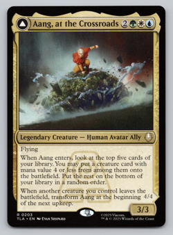 Aang, at the Crossroads - Avatar Last Airbender - MTG - Image 1