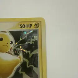 Pokemon Pikachu #12 Nintendo Black star Promo Holo 2003 (LP) - Image 4