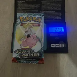 Heavy! 22.3g! Gram Pokemon Journey Together Booster Pack Sealed - Image 1