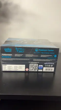 Pokemon Center Exclusive Black Bolt Elite Trainer Box Factory Sealed W Protector - Image 4
