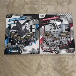 Pokemon Black Bolt and White Flare Binder Collections Bundle - SEALED - Image 1