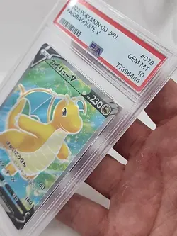 Dragonite V 078/071 FA PSA 10 Japanese Pokemon GO Full Art Foil *CCGHouse* - Image 5