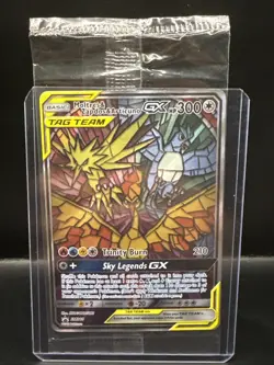 Pokemon TCG SM Promos #SM210 Moltres & Zapdos & Articuno GX Sealed - Image 2