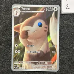 Furret - 168/159 IR - SV09: Journey Together (JTG) Pokemon TCG NM - Image 1
