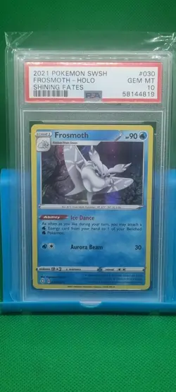 PSA 10 Frosmoth 2021 Pokemon SWSH Shining Fates #030/072 - Holo Gem Mint Graded - Image 1
