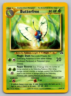 Pokemon TCG Neo Discovery Butterfree 19/75 - Image 1