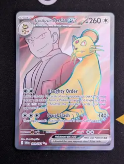Team Rocket's Persian ex - 219/182 SV10: Destined Rivals Pokemon TCG NM - Image 1