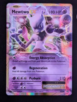 Mewtwo EX 52/108 XY - Evolutions Holo Pokemon TCG NM - Image 1