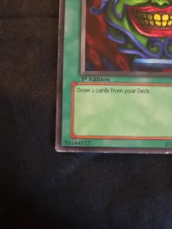 Yu Gi Oh Spell Pot Of Greed LOB-119 1st Edition Rare - Image 3