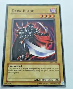 YuGiOh Dark Blade Starter Deck Yugi Evolution SYE-015 Unlimited-Uncirculated NOS - Image 2