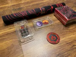 Pokemon Destined Rivals Team Rocket Moltres UPC Deck Box Coin Play Mat No Cards - Image 2