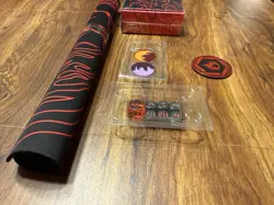 Pokemon Destined Rivals Team Rocket Moltres UPC Deck Box Coin Play Mat No Cards - Image 5