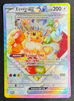 Pokemon TCG Eevee 174 Prismatic Evolutions Black Star Promo Card. BEAUTIFUL! - Image 1