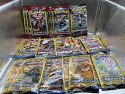 Assorted Booster Pack Set Pokemon TCG 3 Card Pack (21 Packs) - Image 1