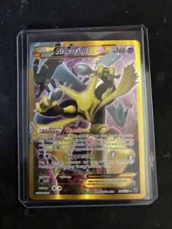 Pokemon TCG XY Fates Collide Alakazam EX Card #125/124 Secret Rare (LP) - Image 1