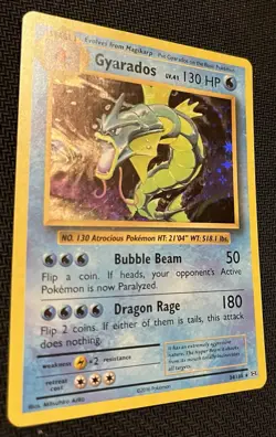 Pokemon Gyarados Holo Rare TCG Card 34/108 Evolutions - Image 1