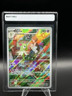 Pokemon TCG Kirlia Scarlet & Violet Base Set Holo Illustration Rare Card 212/198 - Image 1