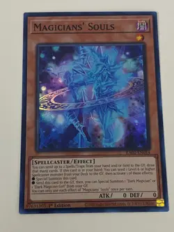 Yugioh - Magicians' Souls x 3 - 1st Edition Super Rare NM - Free Holo Card A - Image 4