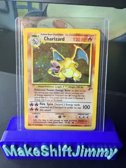 Charizard 4/130 Holo Rare Base Set 2 Pokemon Card LP+ - Image 1