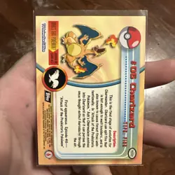 Pokemon Card Charizard #06 Topps Series - Image 2