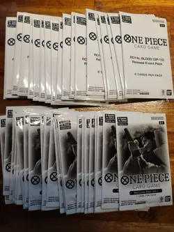 ONE PIECE CARD GAME ROYAL BLOOD OP-10 BOOST KIT Packs Complete Set - Image 1