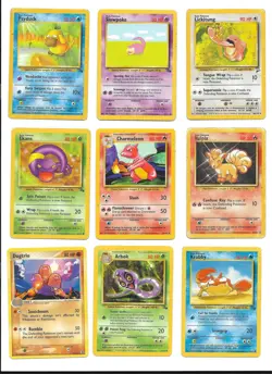 Pokemon Card Lot Of 34 Vintage WoTC Damaged Holo Jungle Fossil Promo - Image 3