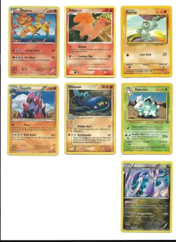 Pokemon Card Lot Of 34 Vintage WoTC Damaged Holo Jungle Fossil Promo - Image 4