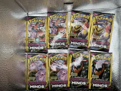 Unified Minds Booster Pack Set Pokemon TCG 3 Card Pack (8 Packs) - Image 2