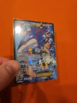 Pokemon Team Aquas Kyogre EX Full Art Ultra Rare Card 6/34 Double Crisis LP - Image 4