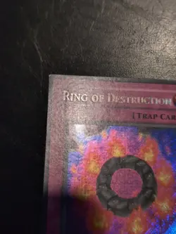Yu-Gi-Oh! SECRET RARE HOLO CARD RING OF DESTRUCTION PGD-000 1ST LP - Image 4