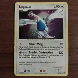 Lugia 14/132 Secret Wonders Holo MP Holo Bleed Pokemon Card - Image 1