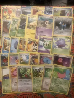 30 Vintage Pokemon Cards Lot 2000’s Mid Era Non Holos Mixed Conditions - Image 1
