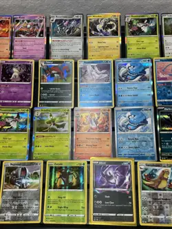 30 Pokemon Cards Lot WOTC VTG ALL RARE HOLO Snorlax Vikavolt Zarude - Image 3