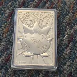 Pokemon Togepi 23 Karat Gold Plated Trading Card Burger King 1999 Special Ed. - Image 1