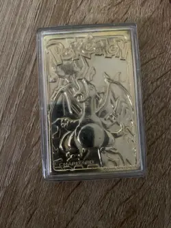 Charizard Pokemon 23K Gold Plated Trading Card Burger King 1999 - Image 1