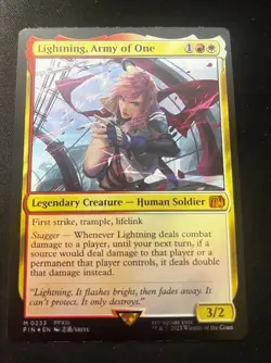 Lightning, Army of One Final Fantasy Foil - Image 1