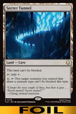 1x - Secret Tunnel - FOIL #278 - Avatar: The Last Airbender - NM MTG - Image 1